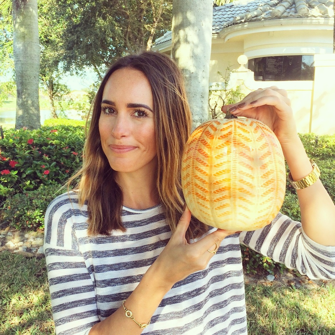 Printed Pumpkins: I'm Giving Halloween Decor a Fashion Makeover! - Front Roe, by Louise Roe