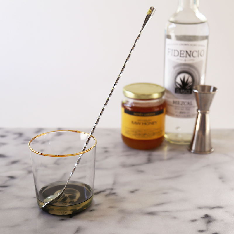 Halloween Mezcal Cocktail by Louise Roe