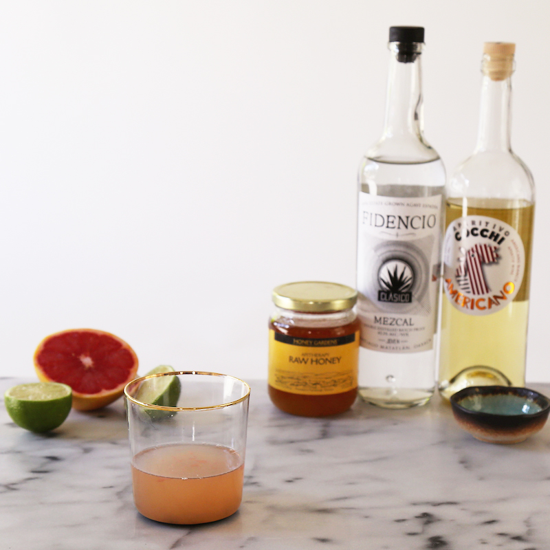 Halloween Mezcal Cocktail by Louise Roe