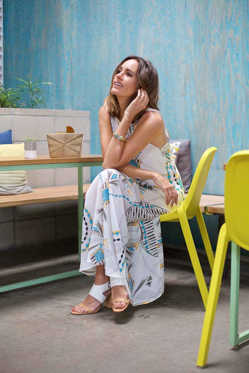 Louise Roe - Summer Must Have Printed Maxi Dress - LA Streetstyle - Front Roe fashion blog 8