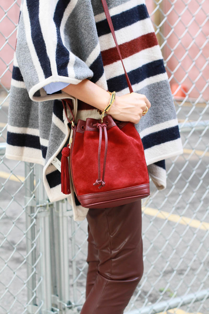Louise Roe - Ann Taylor Fall Fashion - How To Style A Sweater Poncho - Front Roe fashion blog 4