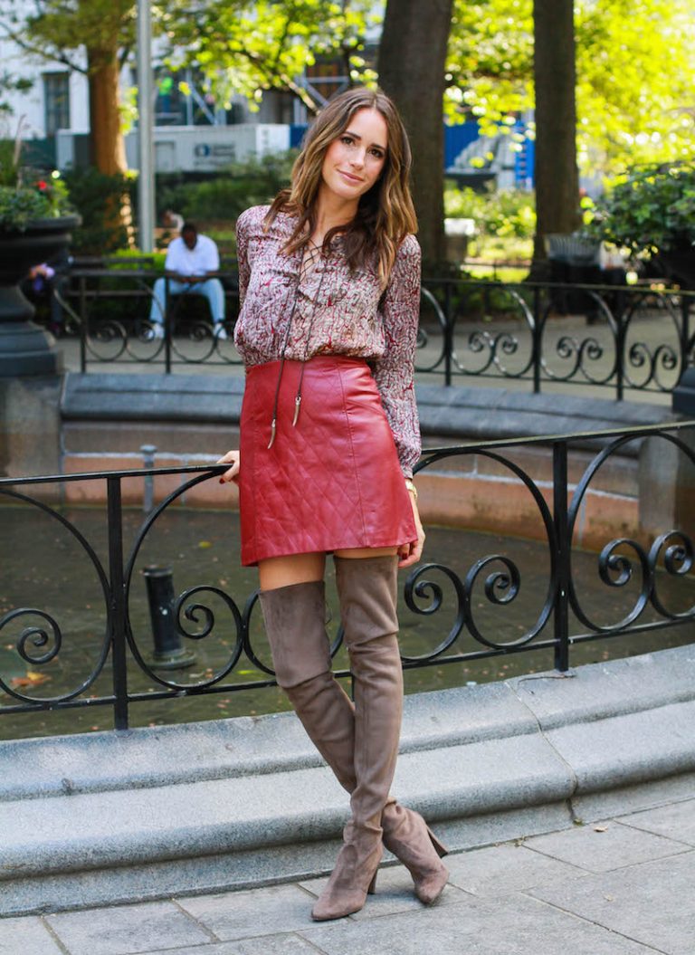 Sexy Fall Trend: Thigh High Boots - Front Roe by Louise Roe