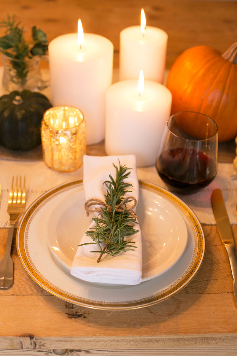Louise Roe - Chic and Easy Thanksgiving Setting - Lifestyle Tips - Front Roe fashion blog 3