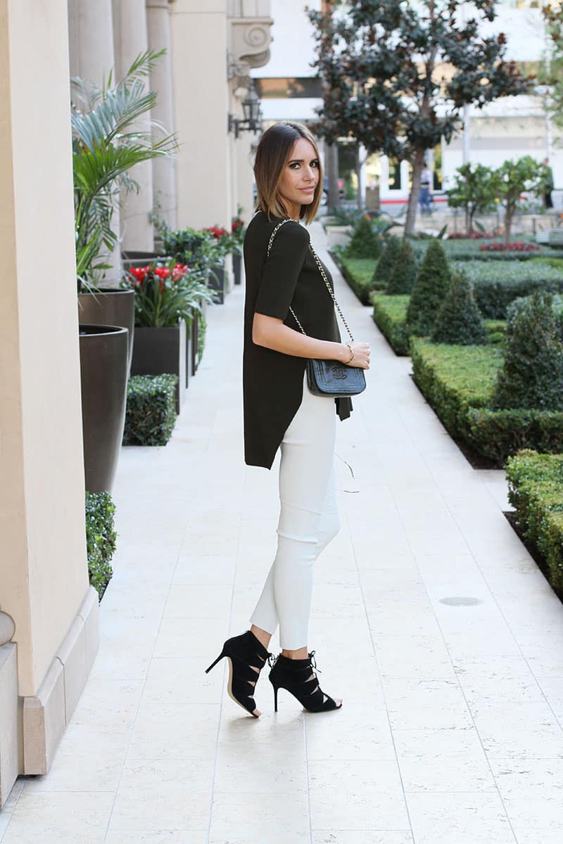 Cream Leather Pants: How To Wear - Front Roe by Louise Roe