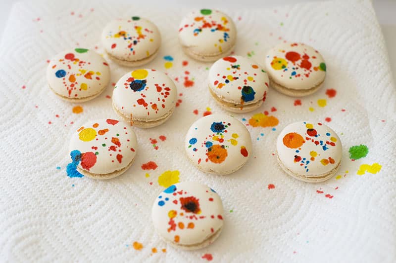 Louise Roe | Paint Splatter Macaroons | Cute Spring DIY and Entertaining Tips | Front Roe blog 3