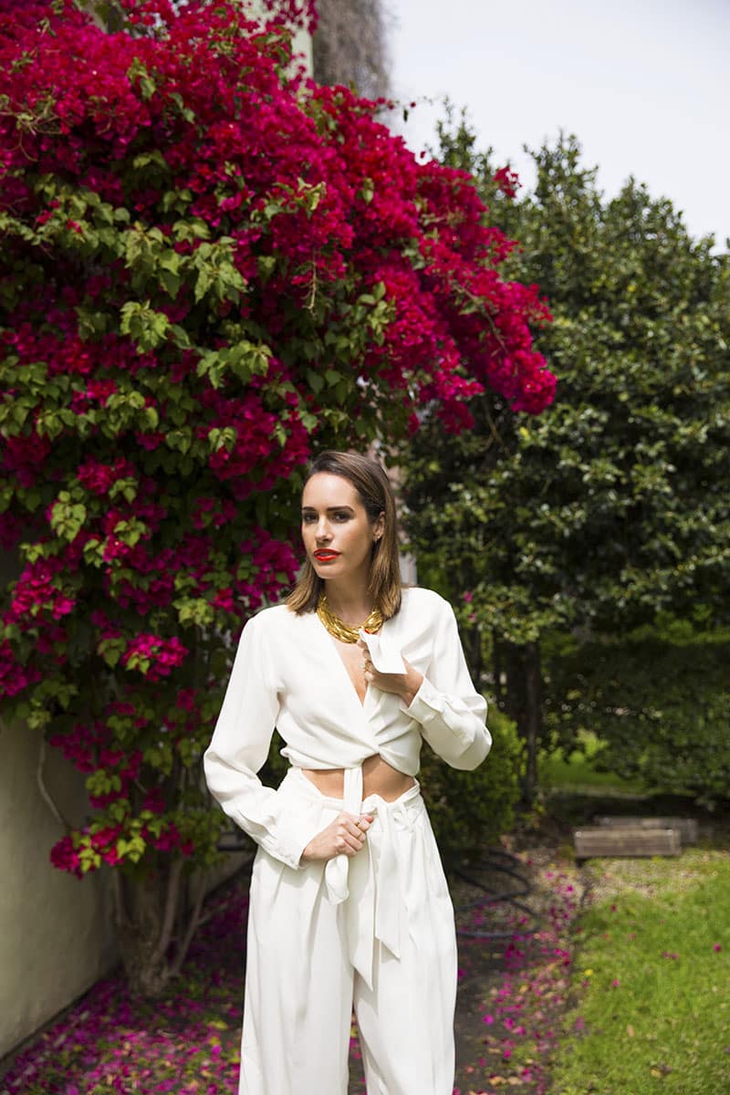 Louise Roe | Sexy White Jumpsuit | Bridal Shower Style | Front Roe blog 6