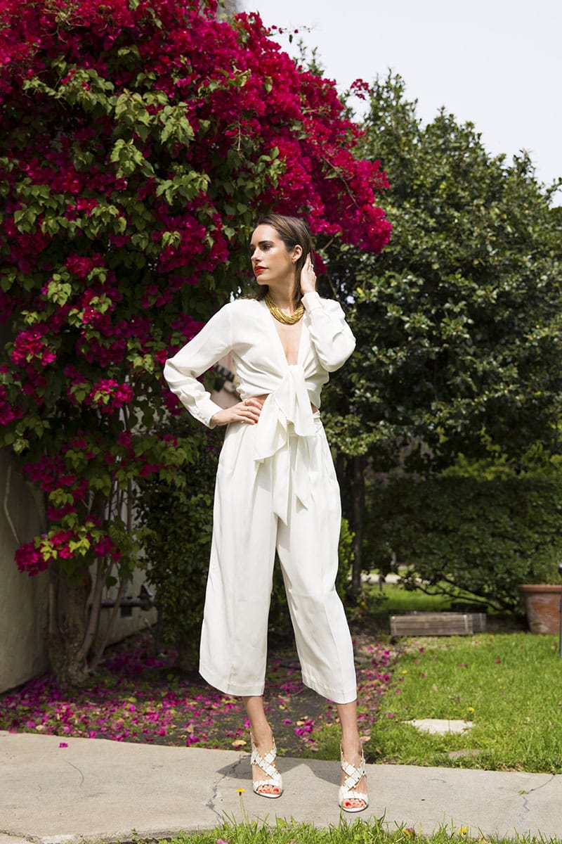 Louise Roe | Sexy White Jumpsuit | Bridal Shower Style | Front Roe blog 7