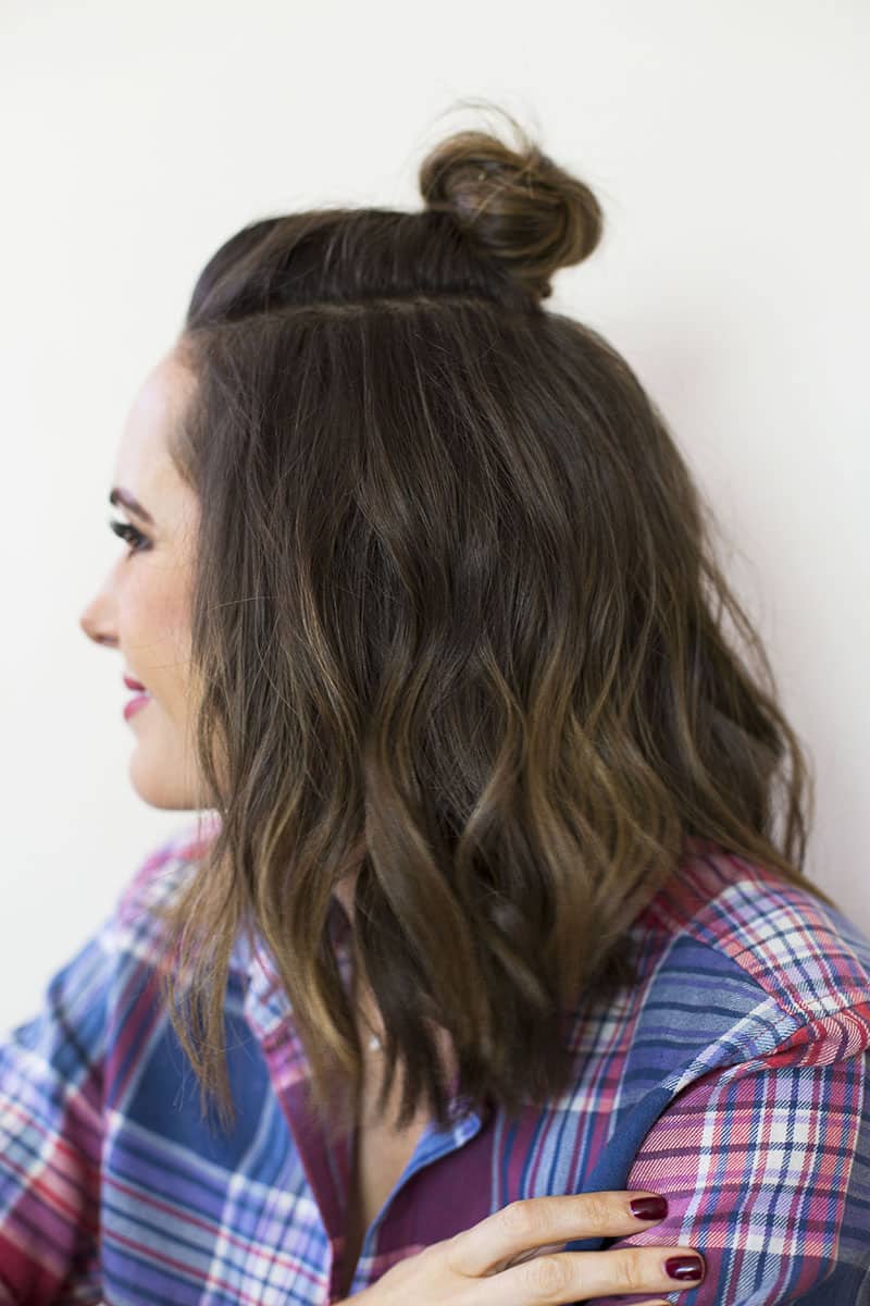 Louise Roe | The Perfect Half Top Knot | Hairstyle Ideas for Spring | Front Roe blog1