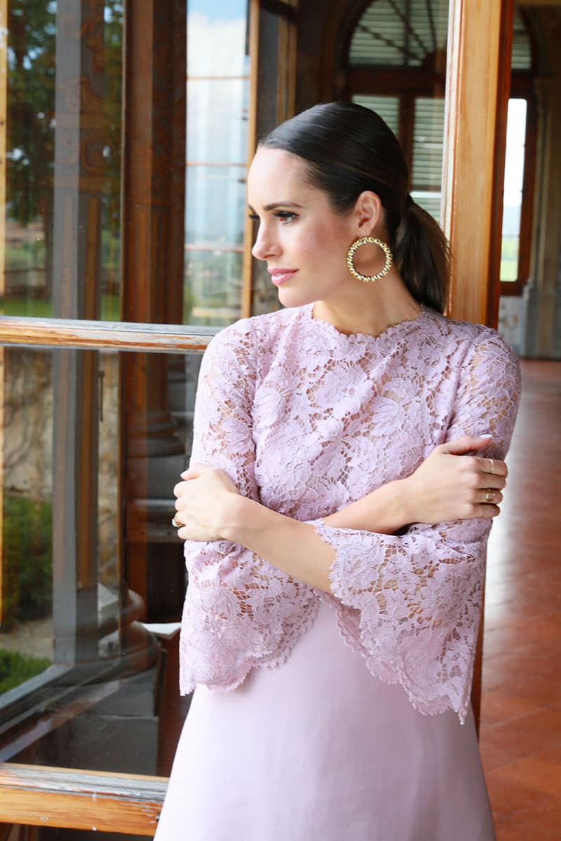 Louise Roe | Romantic Pink Lace Dress | Front Roe blog 5