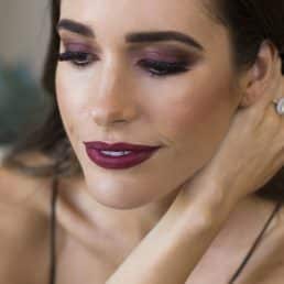 Vamp It Up: Monochromatic Burgundy Makeup For Fall