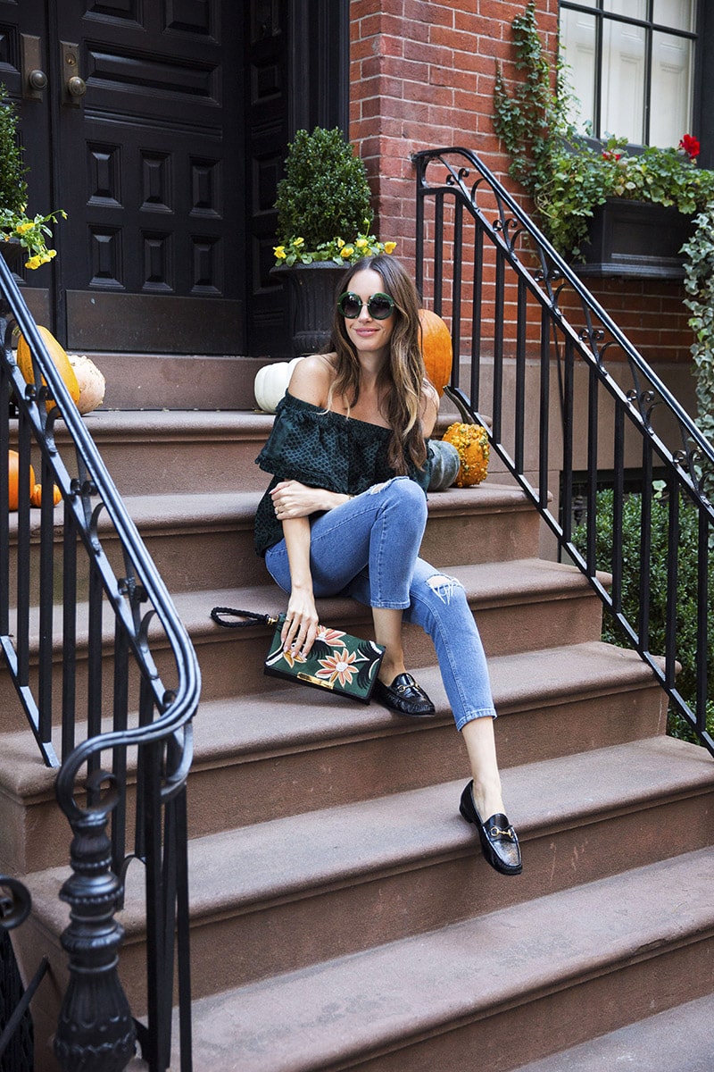 Louise Roe | Touches Of Emerald Green Outfit | Front Roe blog 1