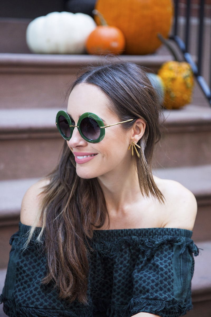 Louise Roe | Touches Of Emerald Green Outfit | Front Roe blog 5