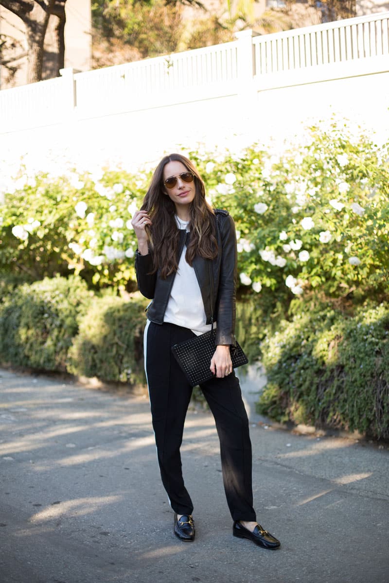How To Wear: Leather Culottes - Front Roe by Louise Roe