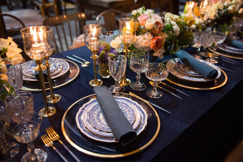 Elegant tablescape at Big Daddy's Antiques