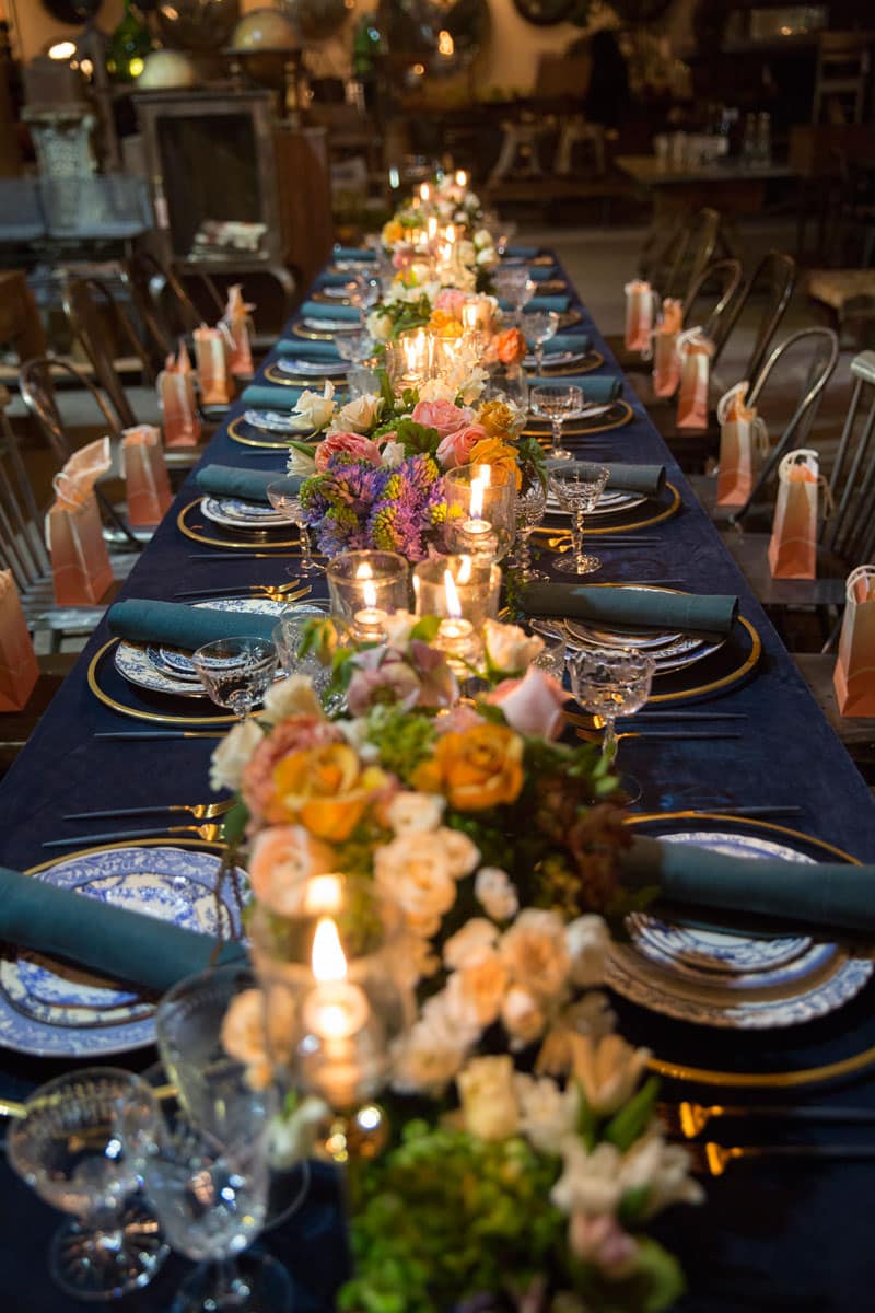 Elegant tablescape at Big Daddy's Antiques