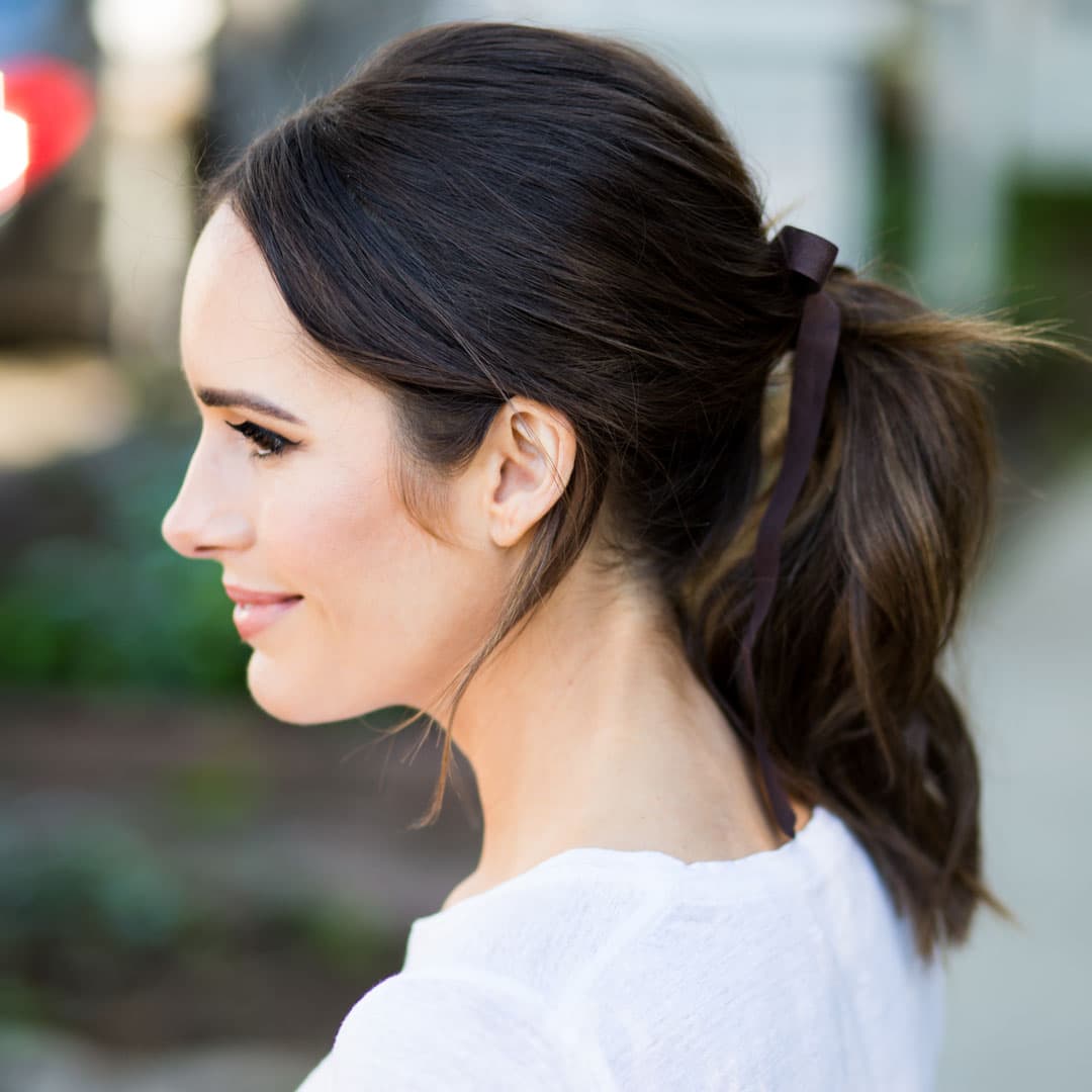 The Chic Ribbon Ponytail Trend - Front Roe by Louise Roe