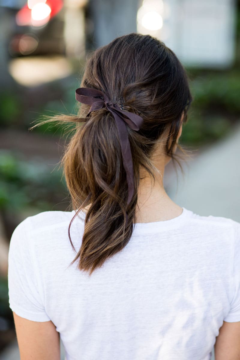 The Chic Ribbon Ponytail Trend - Front Roe by Louise Roe