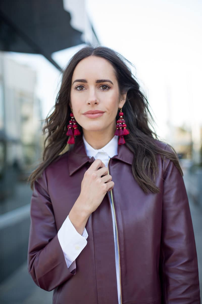 How To Wear: Leather Culottes - Front Roe by Louise Roe