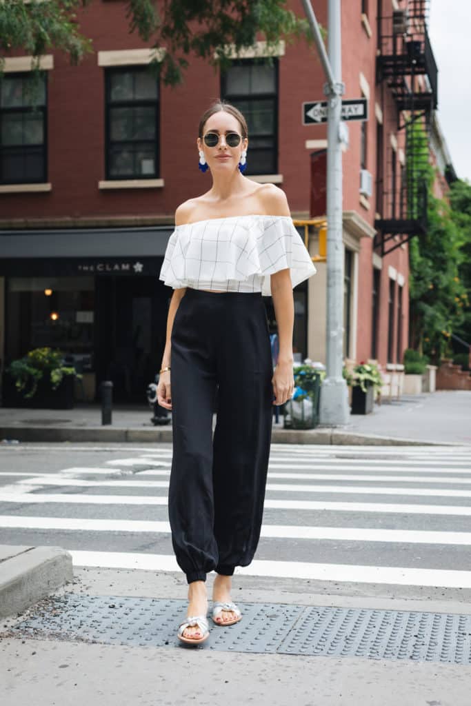 Easy And Chic Summer Look In NYC - Front Roe by Louise Roe