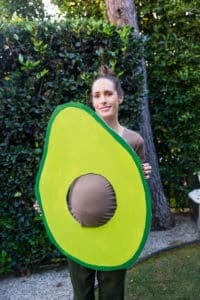 Halloween DIY: Pregnant Avocado Costume - Front Roe by Louise Roe