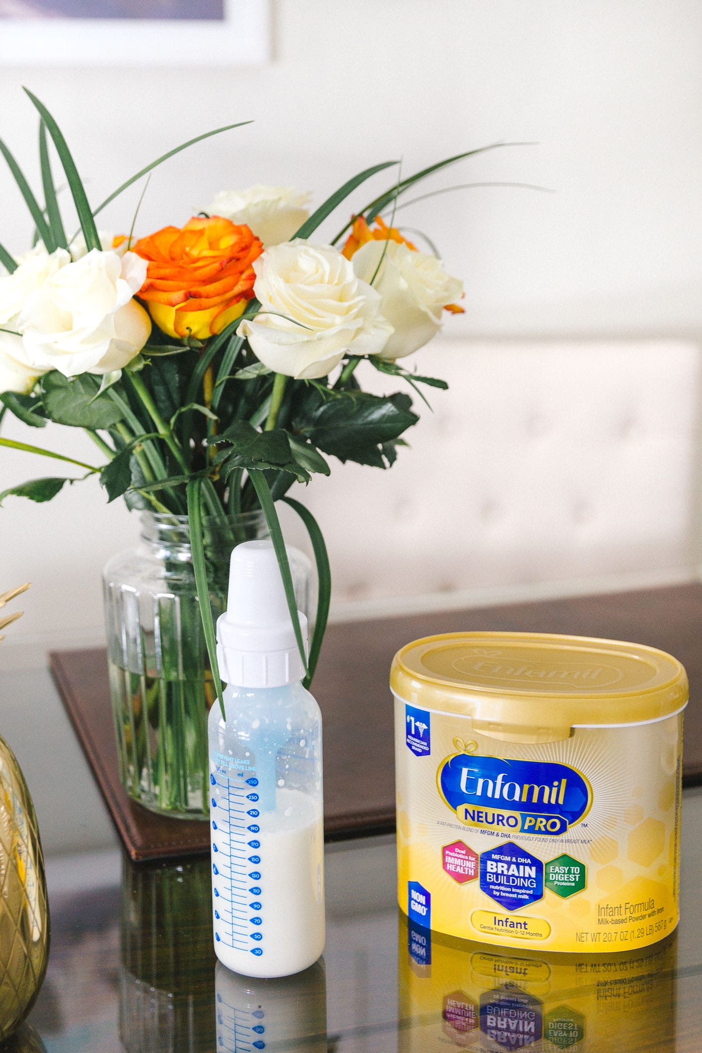 Louise Roe Motherhood Advice on switching from breastfeeding to formula feeding with Enfamil