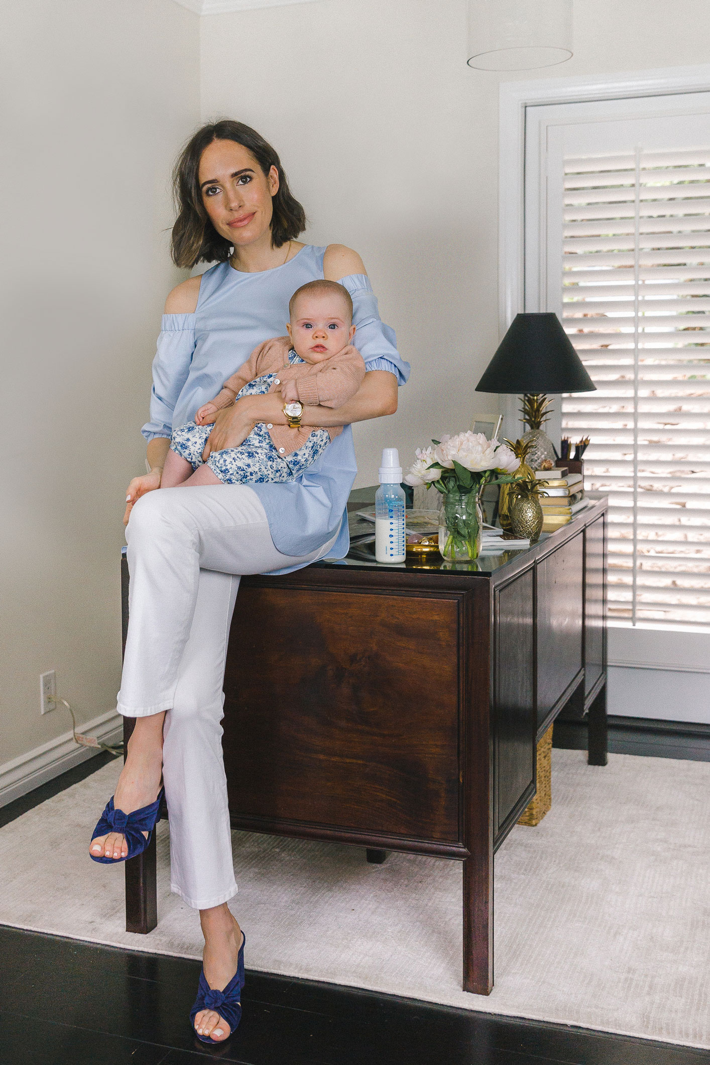 Louise Roe Motherhood Advice on switching from breastfeeding to formula feeding with Enfamil