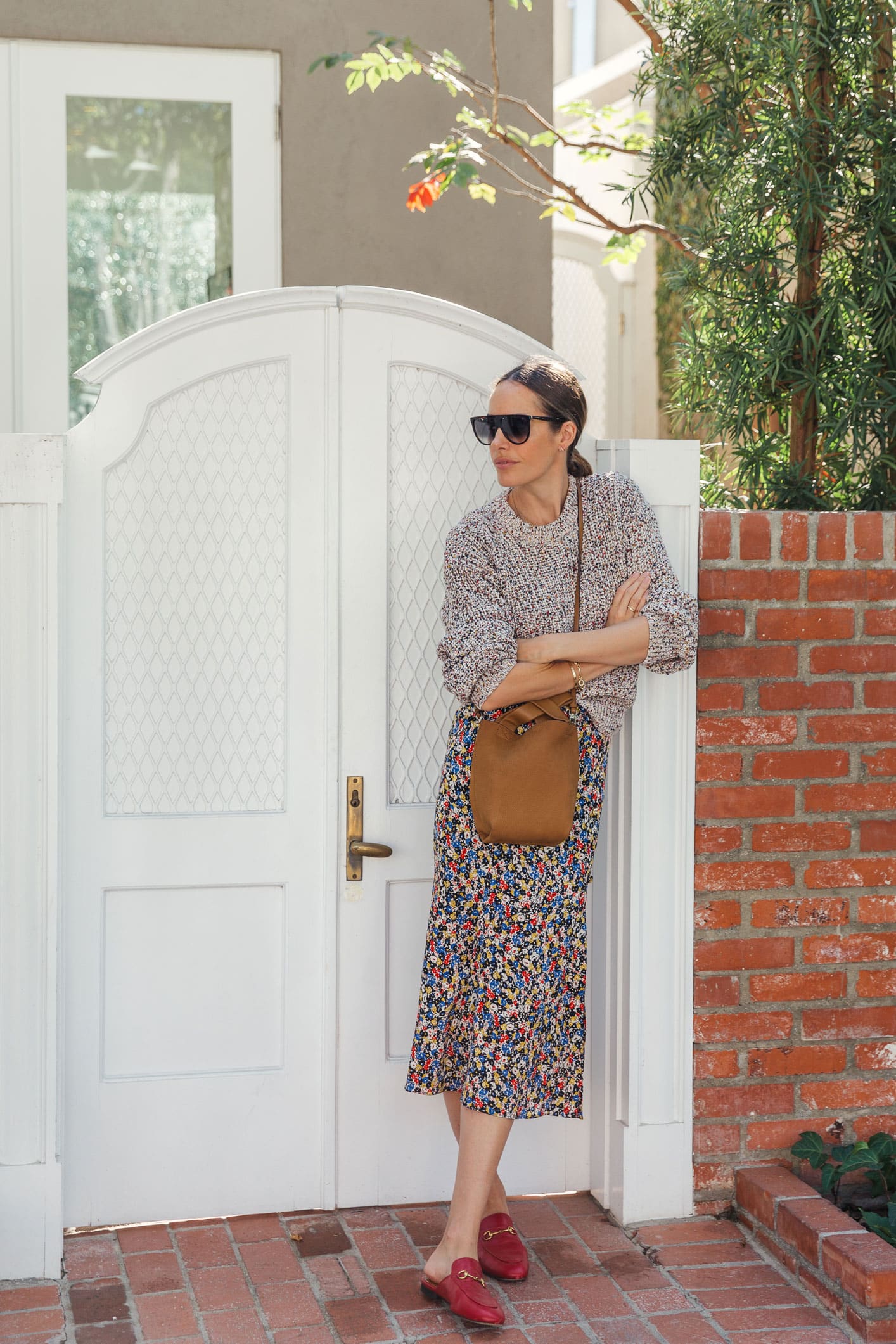 Louise Roe Fashion Tips On How To Wear Fall Florals