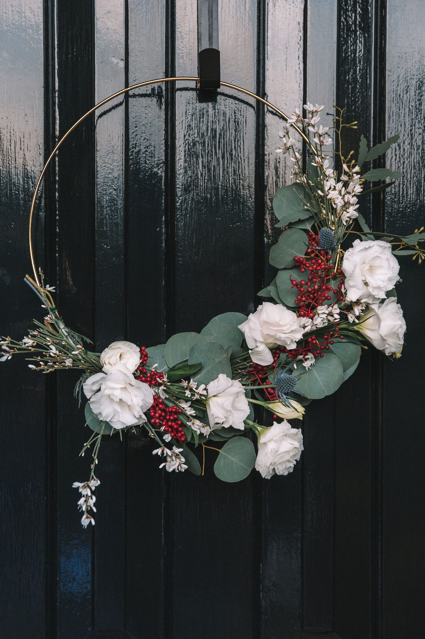 Louise Roe Asymmetrical Holiday Wreath