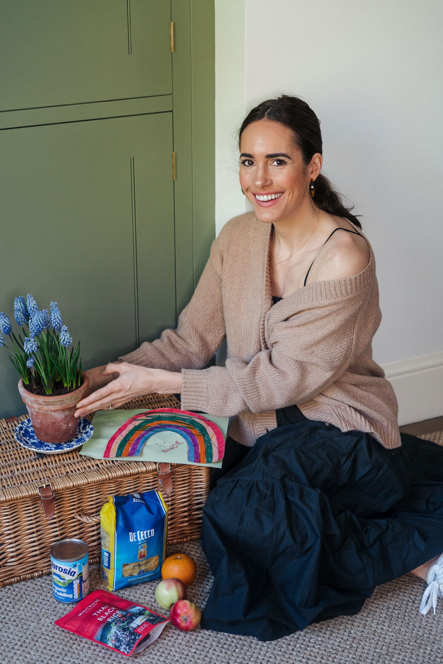 Louise Roe of Front Roe does a quarantine care package DIY
