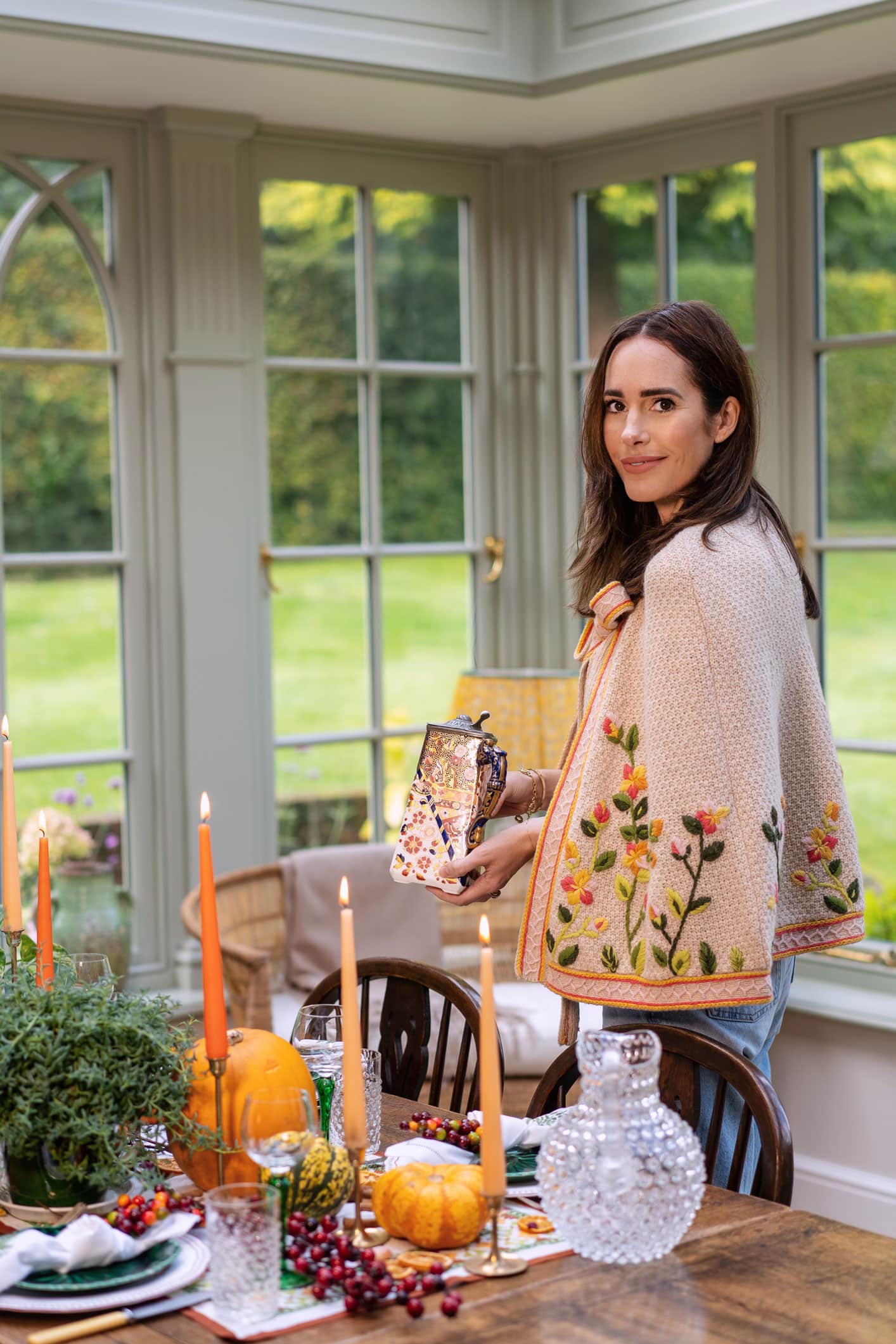 Louise Roe of Front Roe creates a thanksgiving table