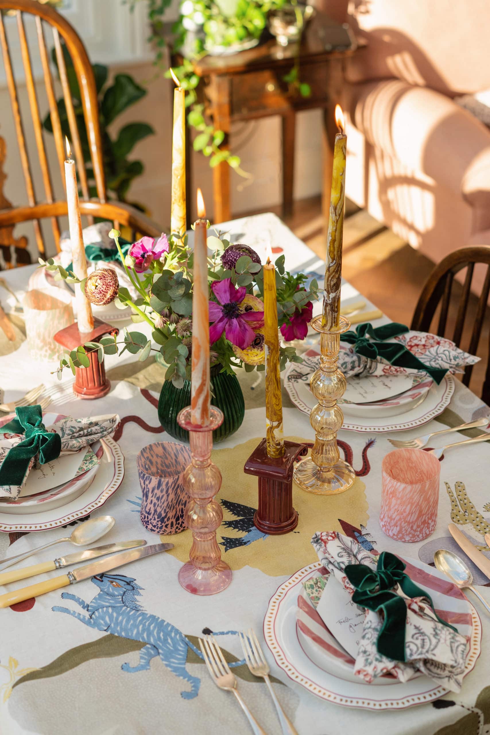 Louise Roe of Front Roe and planning a spring table