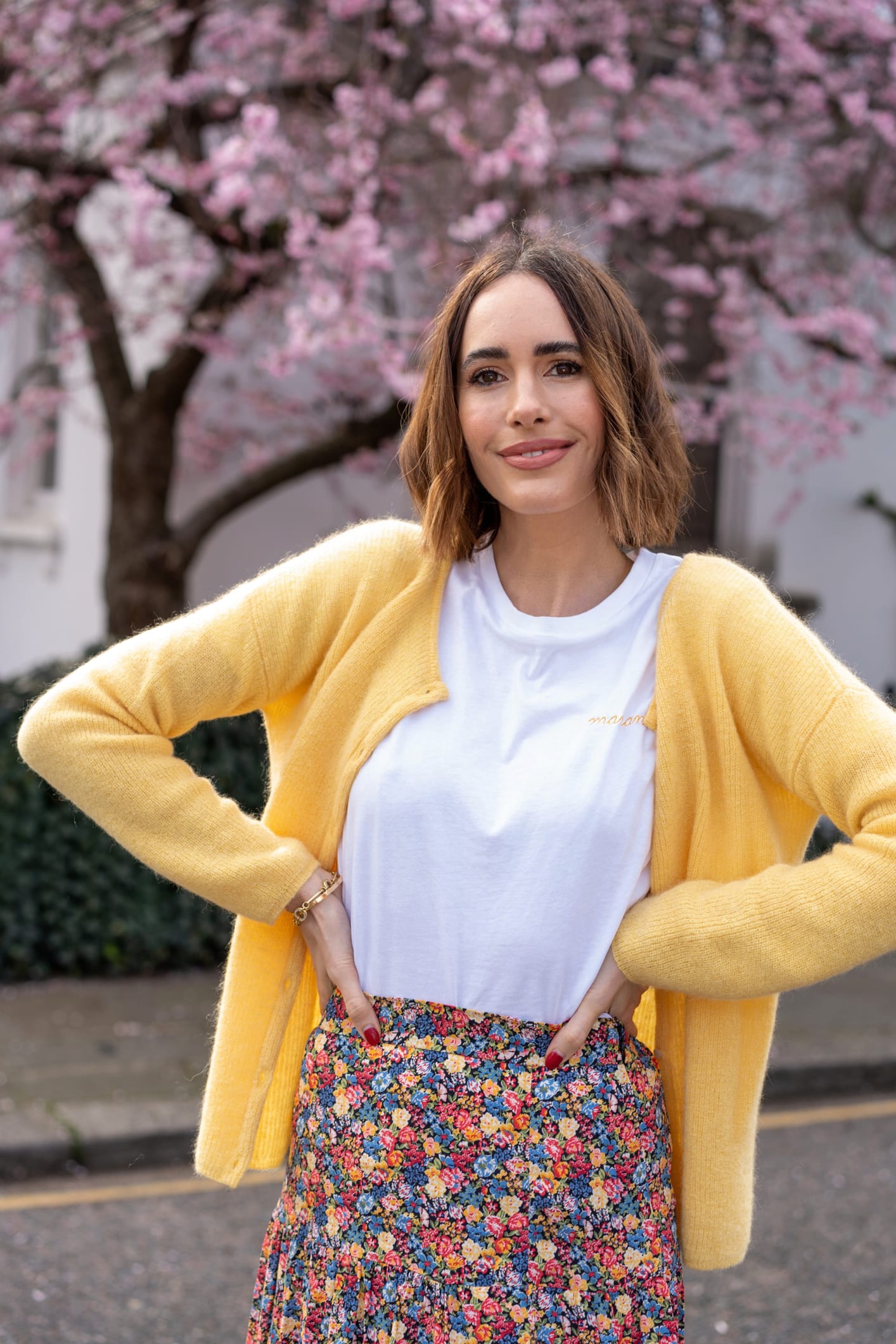 A Sunny Cardi for Spring - Front Roe by Louise Roe