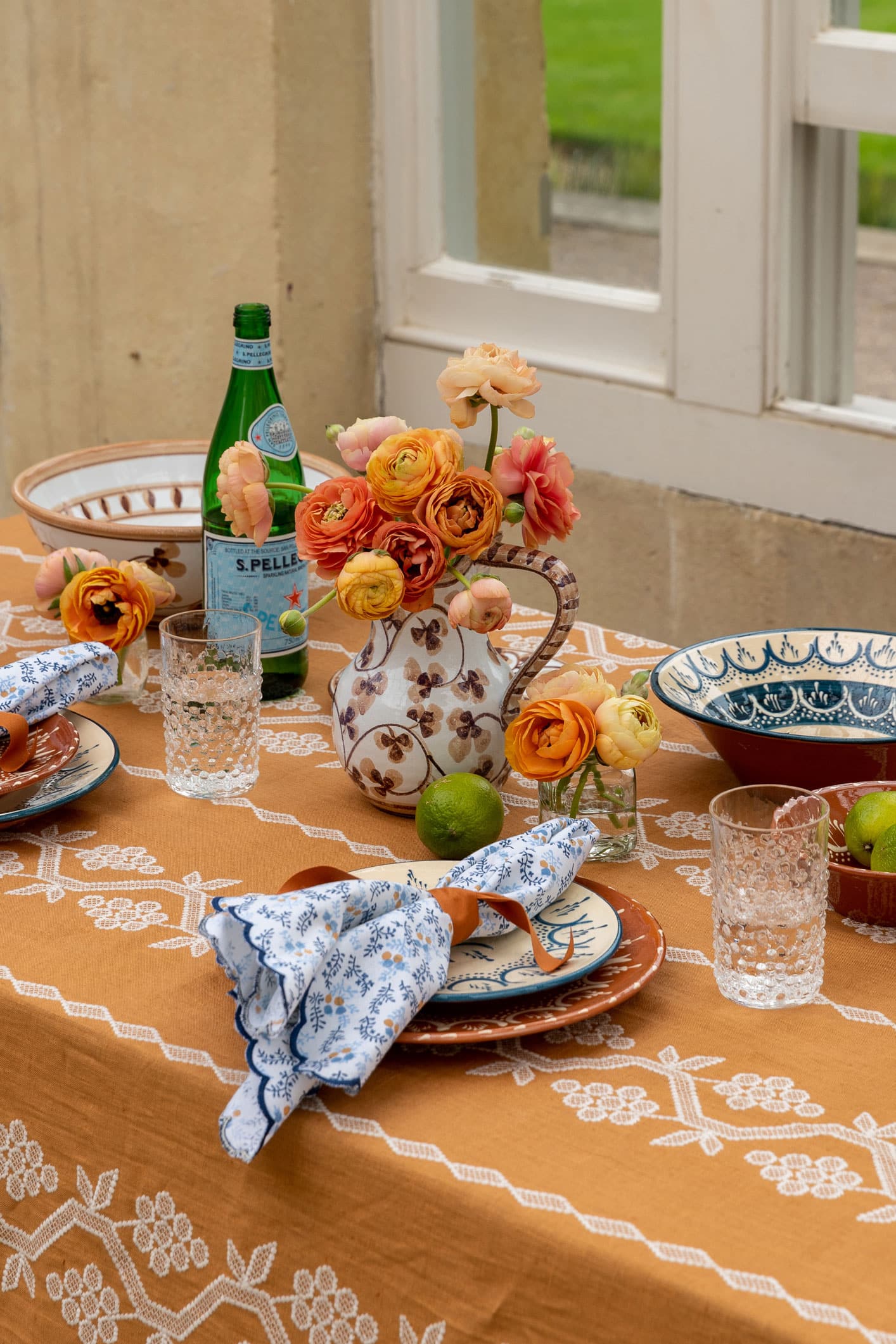 Terracotta Summer tablescapes