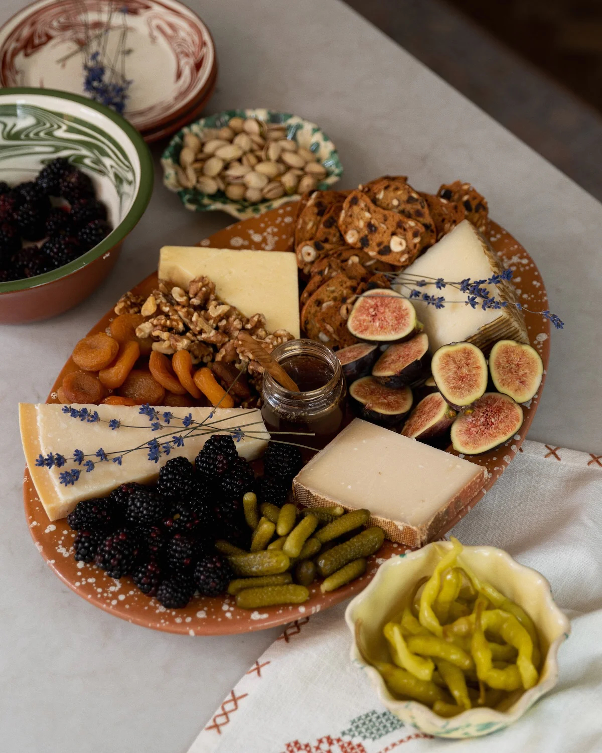 A quick and chic cheeseboard for autumn entertaining by Louise Roe