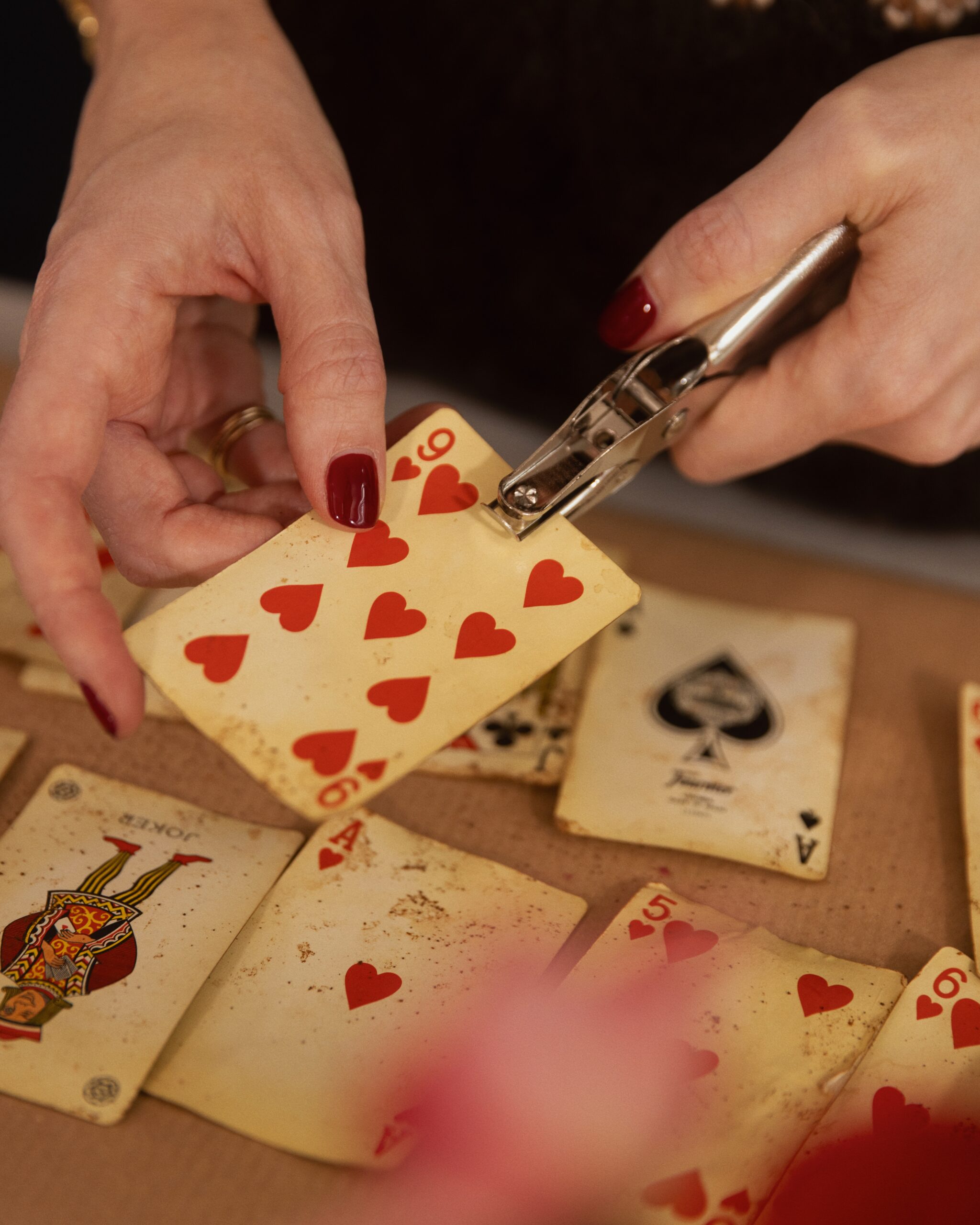 Christmas DIY: Chic Playing Card Ornaments